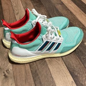 Mens adidas ultraboost dna 1.0 mint green red 11.5